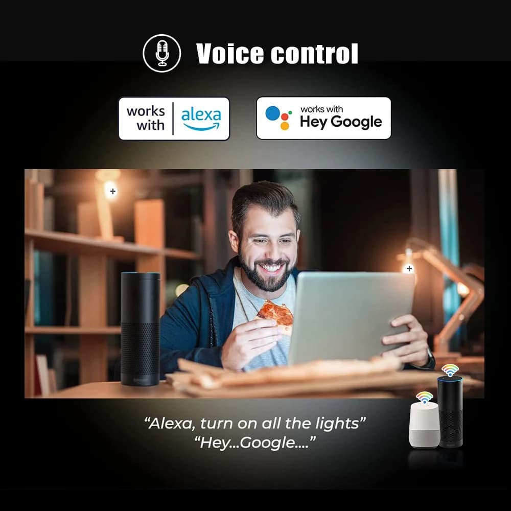 Ewelink E14 ampoule Led Wifi intelligente Zigbee RGBCW lampe à bougie fonctionne avec Alexa Amazon G