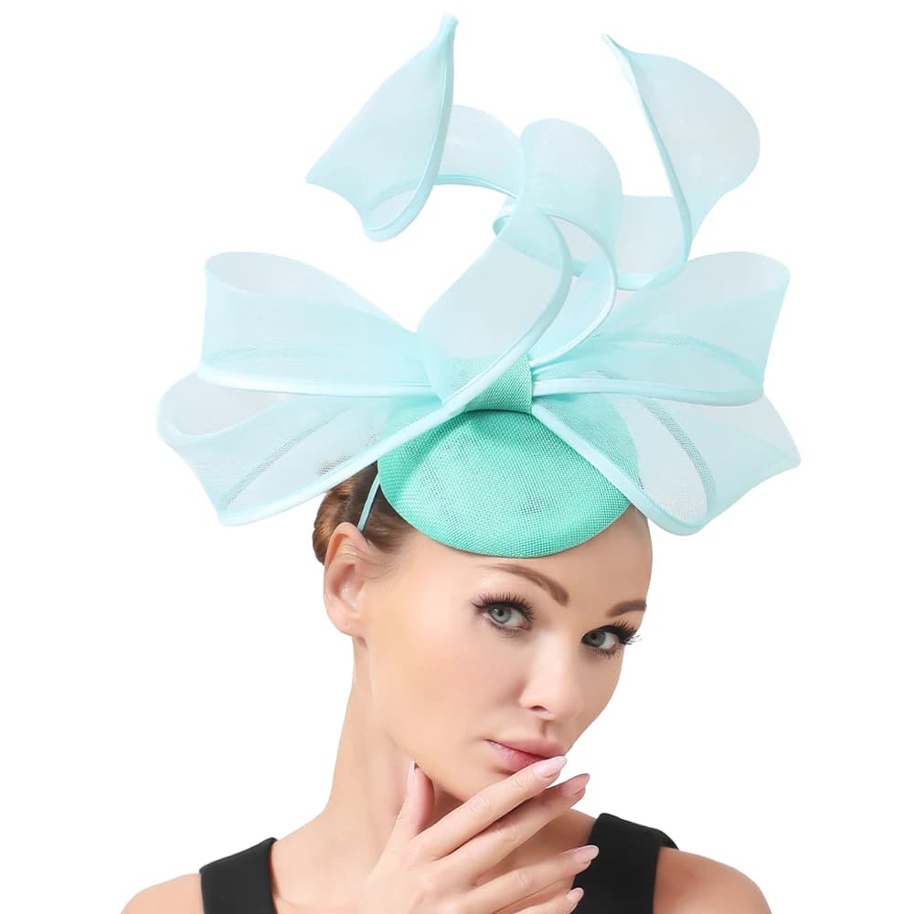 Fascinator bébé chapeau femmes Nylon adulte Polyester fête mariage Fascinators or Fascinator XMF603 