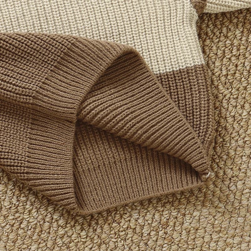 Bébé garçons filles chandails vêtements automne hiver tricoté infantile unisexe pulls col rond manch