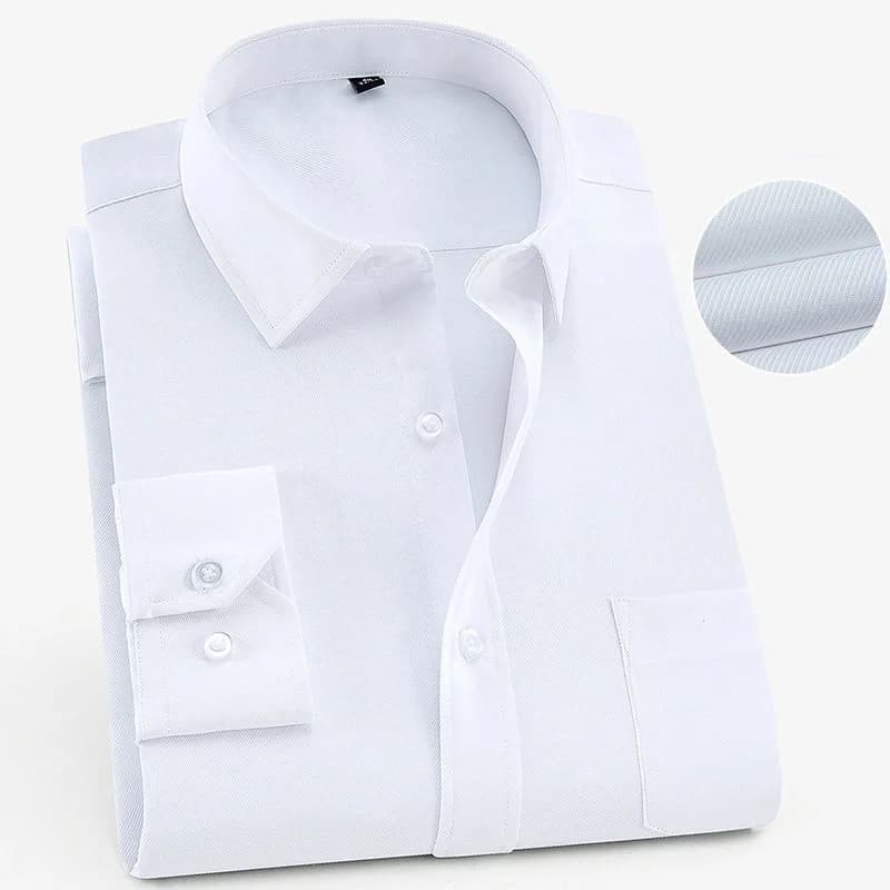 Chemise d'affaires à manches longues pour hommes, grande taille 8XL 7XL 6XL, printemps automne, coul
