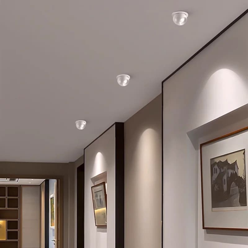 Downlights LED rotatifs intégrés 7W9W12W15W20W Anti-éblouissement COB spots plafonnier AC90-260V pou