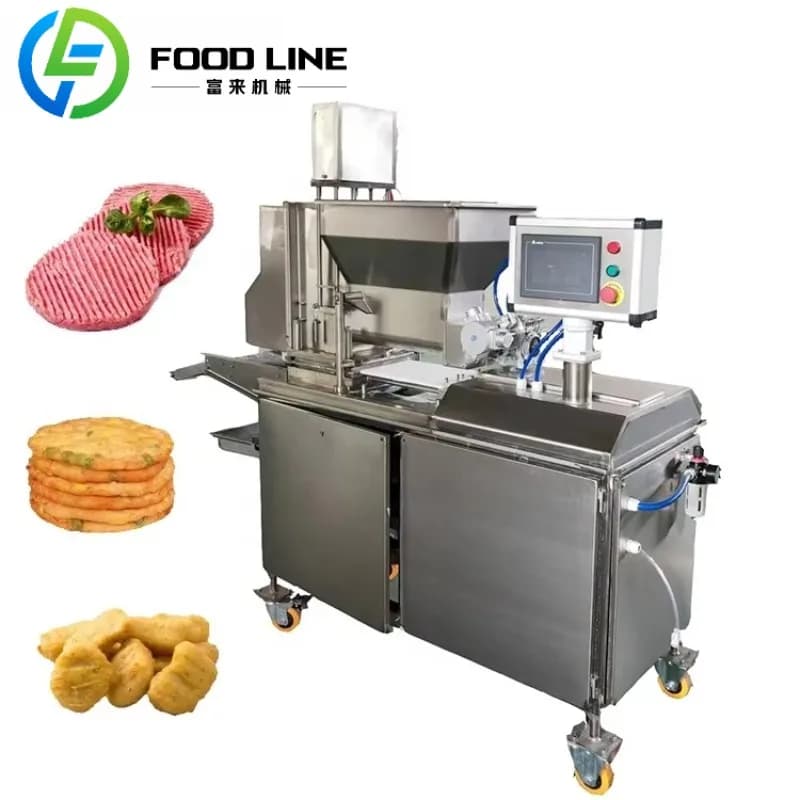 Machine de presse à hamburgers personnalisée pour hamburgers, pépites et châteaux de hachage avec qu