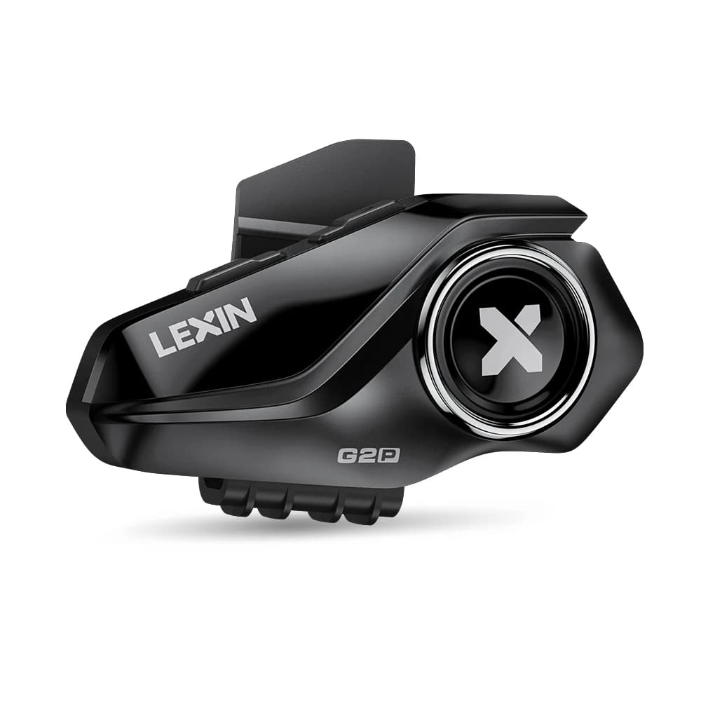 Lexin G2P moto Blutooth Interphone casque casques Bluetooth, communicateur mains libres jusqu'à 6 co