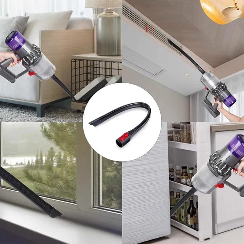 Outil flexible pour aspirateur Dyson V7, V8, V10, V11, V15, aspirateur sans fil, évent de sèche-ling