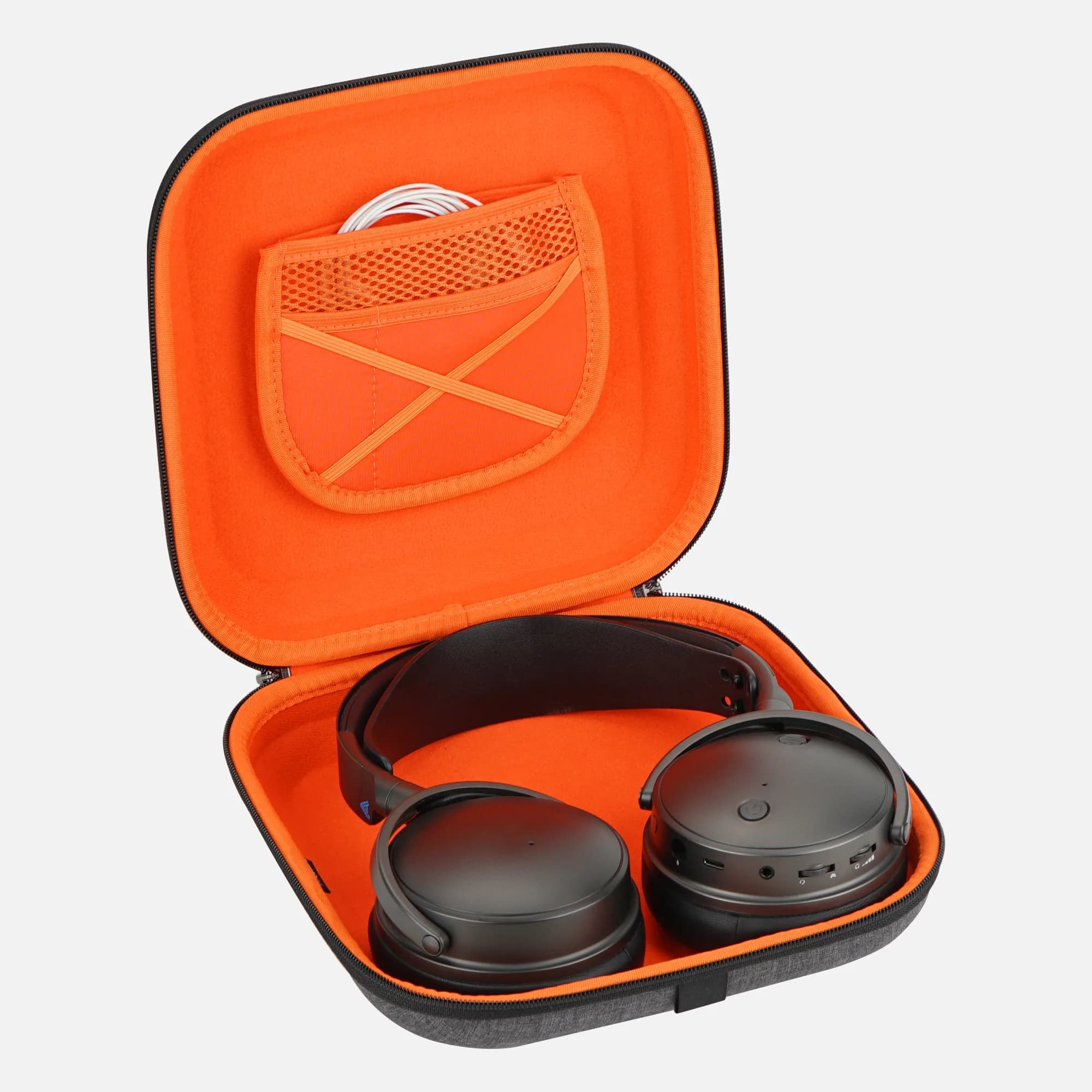 Étui pour casque Geekria compatible avec Audeze Maxwell, ATH-M50x, WH-1000xm5, casques Soundcore Spa