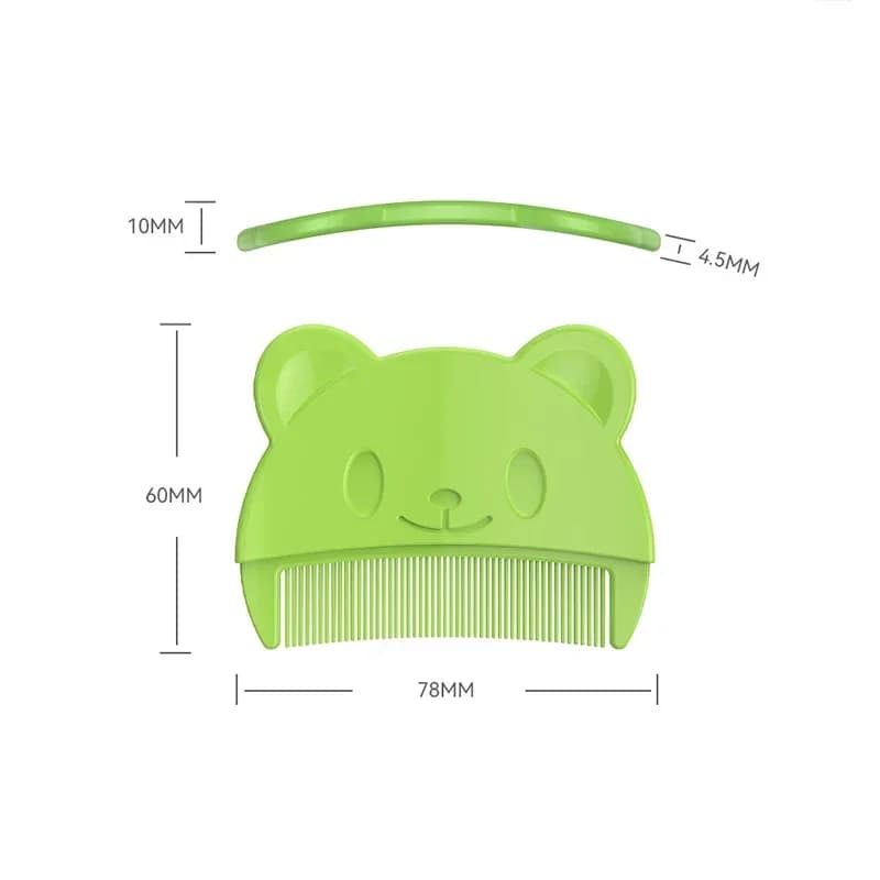 Accessoires de soins pour bébé, peigne à graisse pour tête fœtale, peigne doux pour bain de bébé, fo