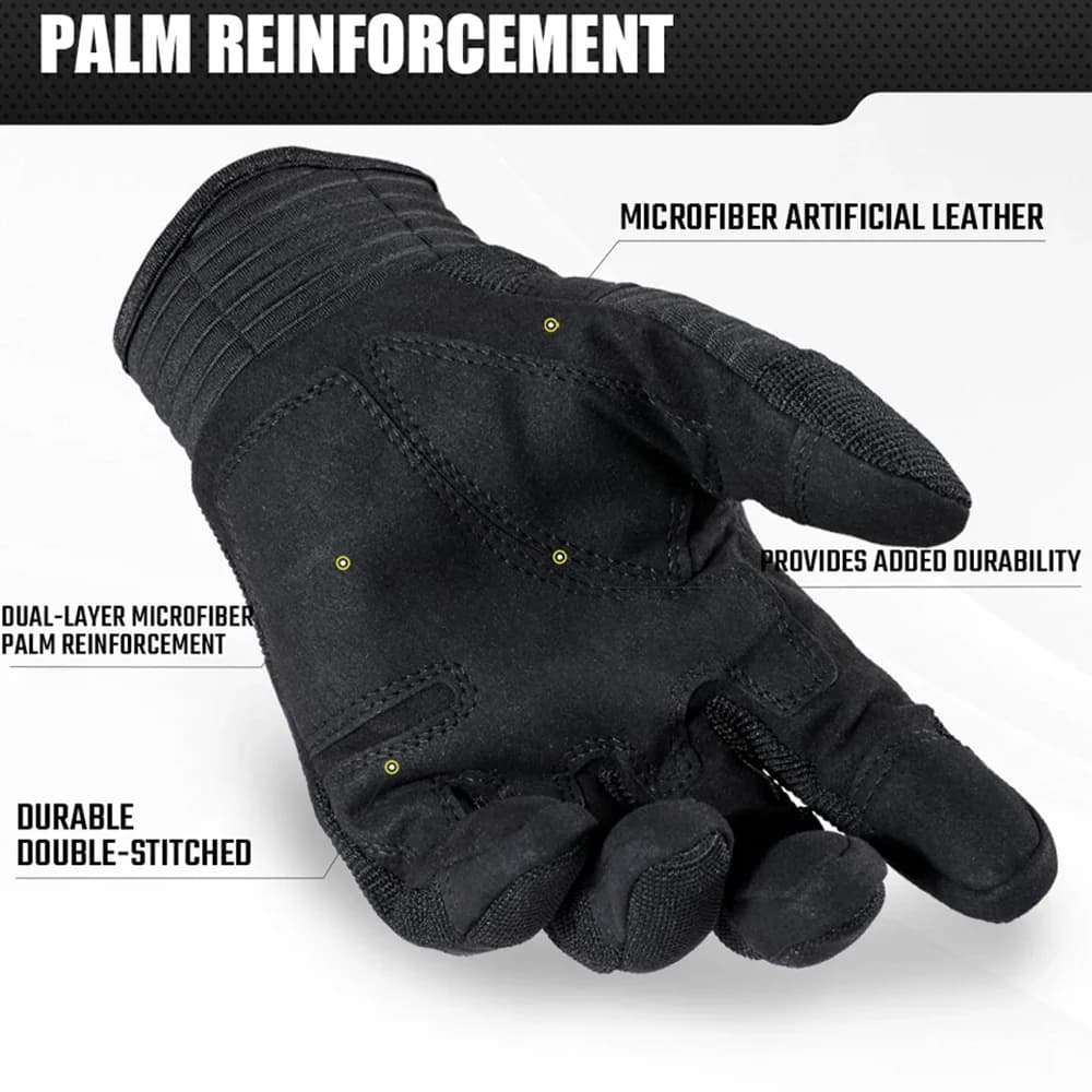 Gants tactiques pour écran tactile pour hommes, pour le cyclisme en plein air, la randonnée, le camp