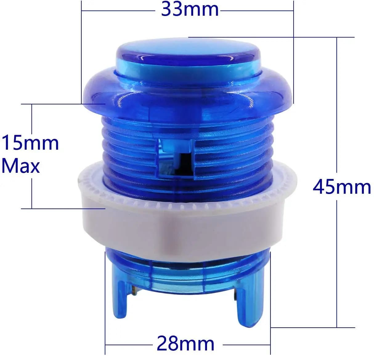 Kit de bricolage de manette d'arcade pour PC, boutons LED, micro-interrupteur, manette 8 voies, câbl