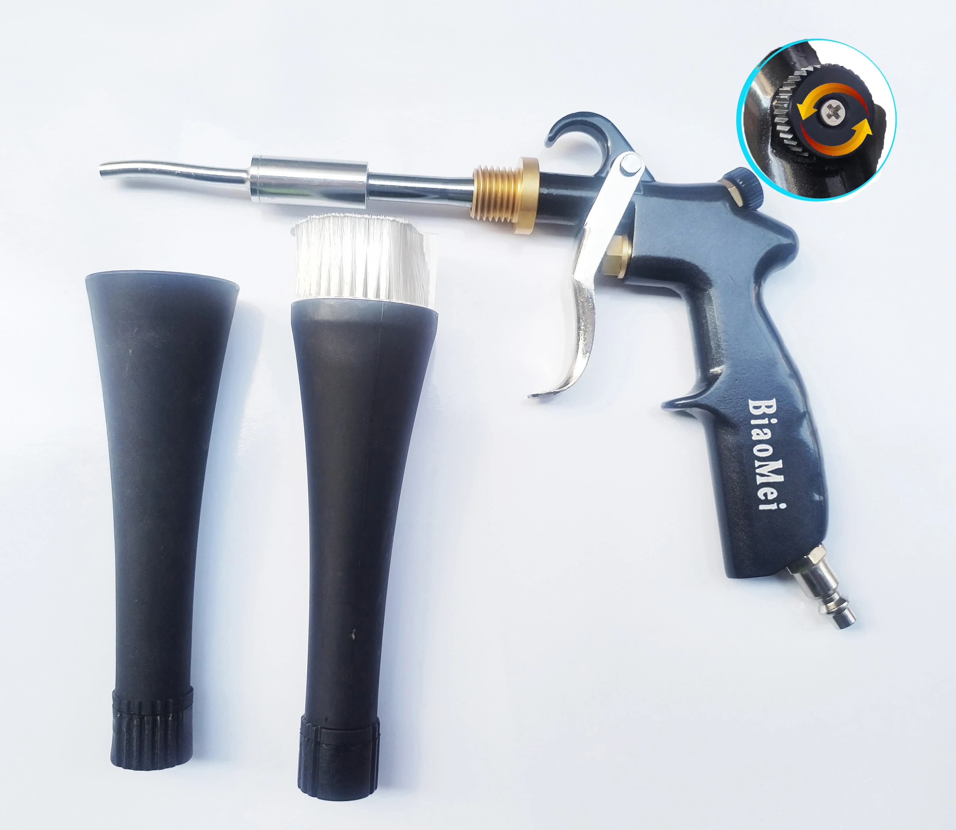 Z-014Portable High Quality Japanese Stainless Bearring Tube Dry Wash Blowing Gun Tornador Gun with A
