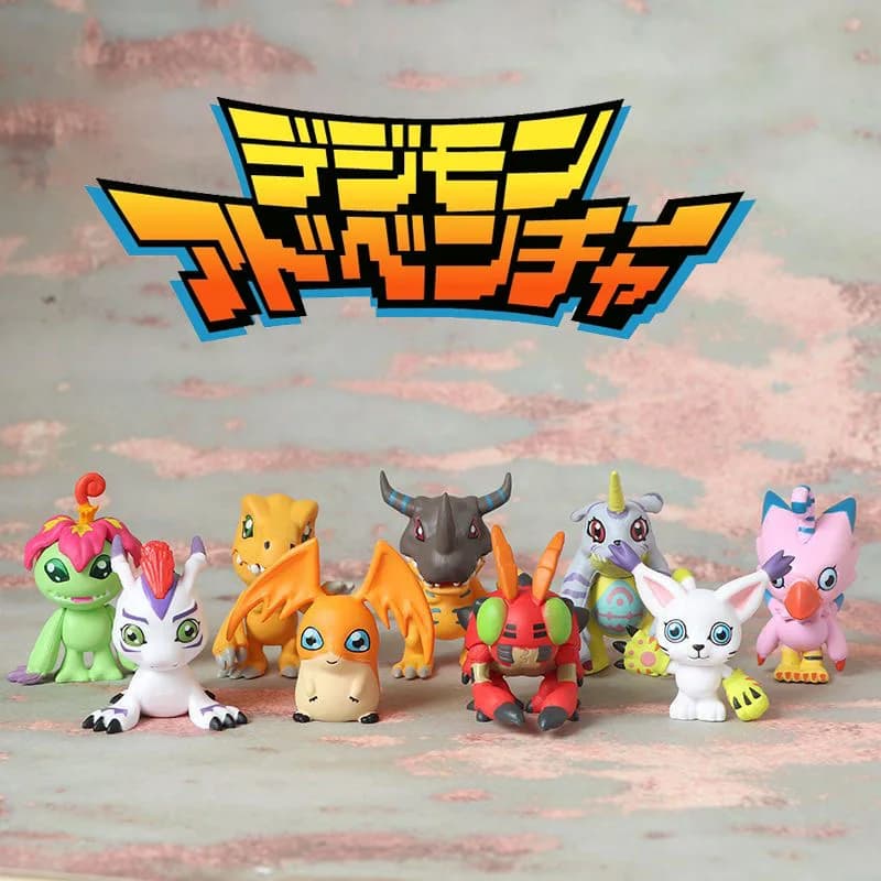 9 pièces/ensemble Digimon Digimon aventure Anime Figure modèle PVC Collection ornements Statue poupé