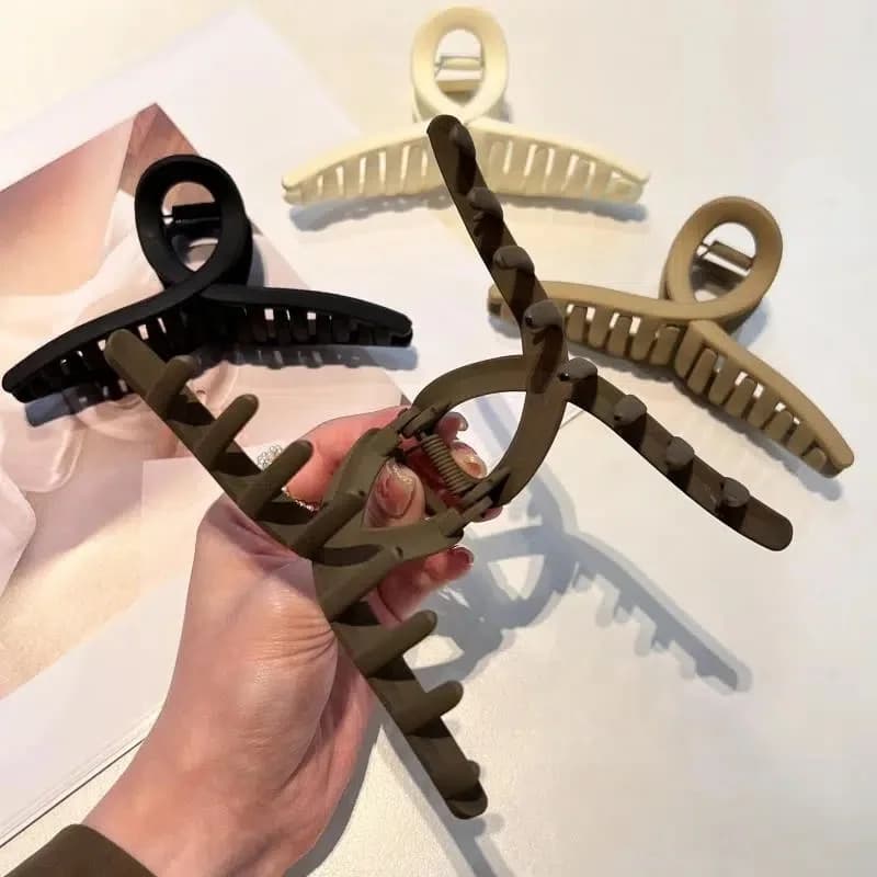 Pinces à cheveux pour femmes, 2/4 pièces, épingle à cheveux croisée mate, grandes pinces à cheveux e