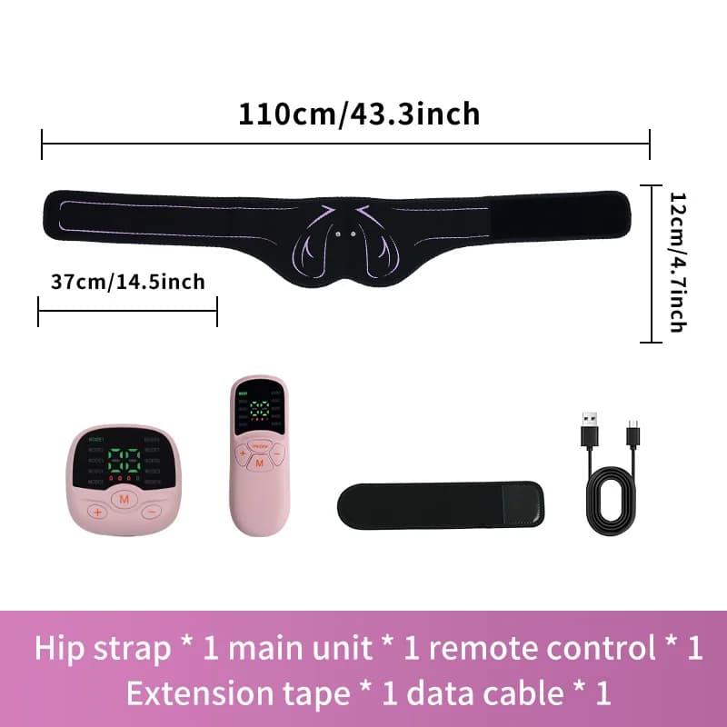 Stimulateur musculaire EMS, entraîneur de hanches, entraîneur de fessiers, masseur électrique de fes