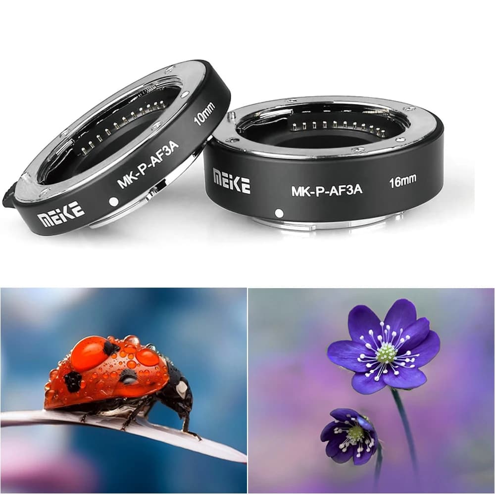 Meike MK-P-AF3A Auto Focus Macro Extension Tube Anneau pour Panasonic Olympus figuré/3 E-P5 E-M1 E-M
