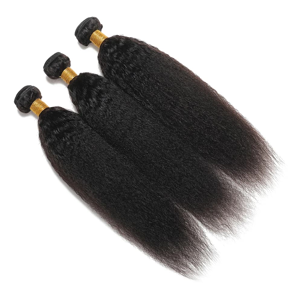 Bundles de cheveux brésiliens crépus pour femmes noires, extensions de cheveux humains Remy, vague d