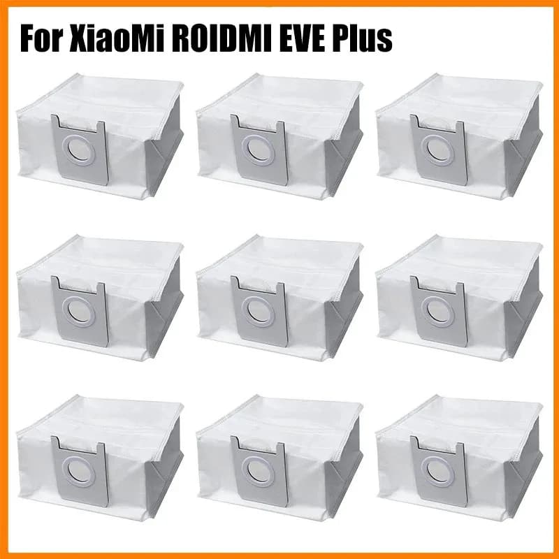 Sac à poussière pour Xiaomi ROIDMI EVE Plus, accessoires de robot, sac de rangement des ordures, rem