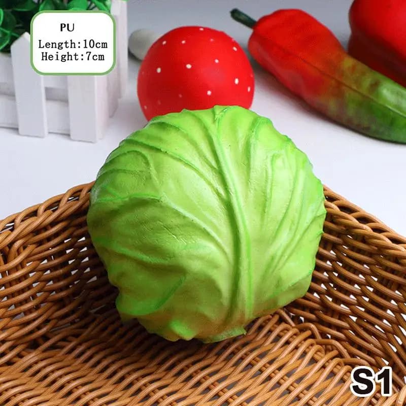 Chou artificiel, modèle de chou simulé vert/violet, décoration pour armoires de cuisine, accessoires