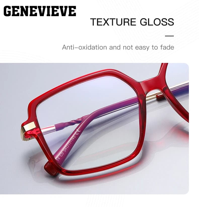 SENEVIEVE-Lunettes de soleil photochromiques anti-bleu à grand cadre, lunettes de soleil à base d'he
