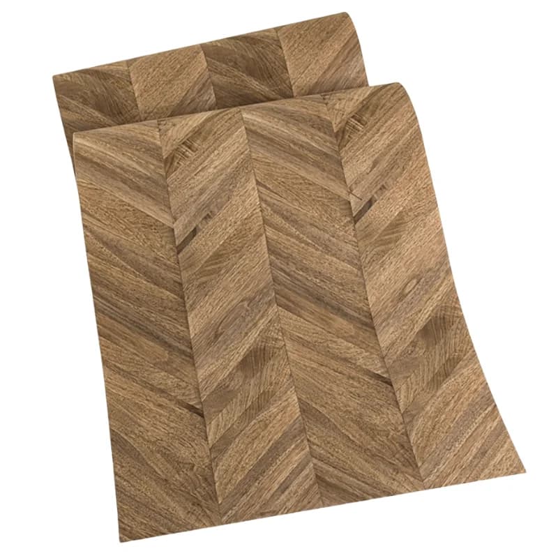 Placage en bois de noyer naturel, motif à chevrons, pour la fabrication de meubles personnalisés, pa
