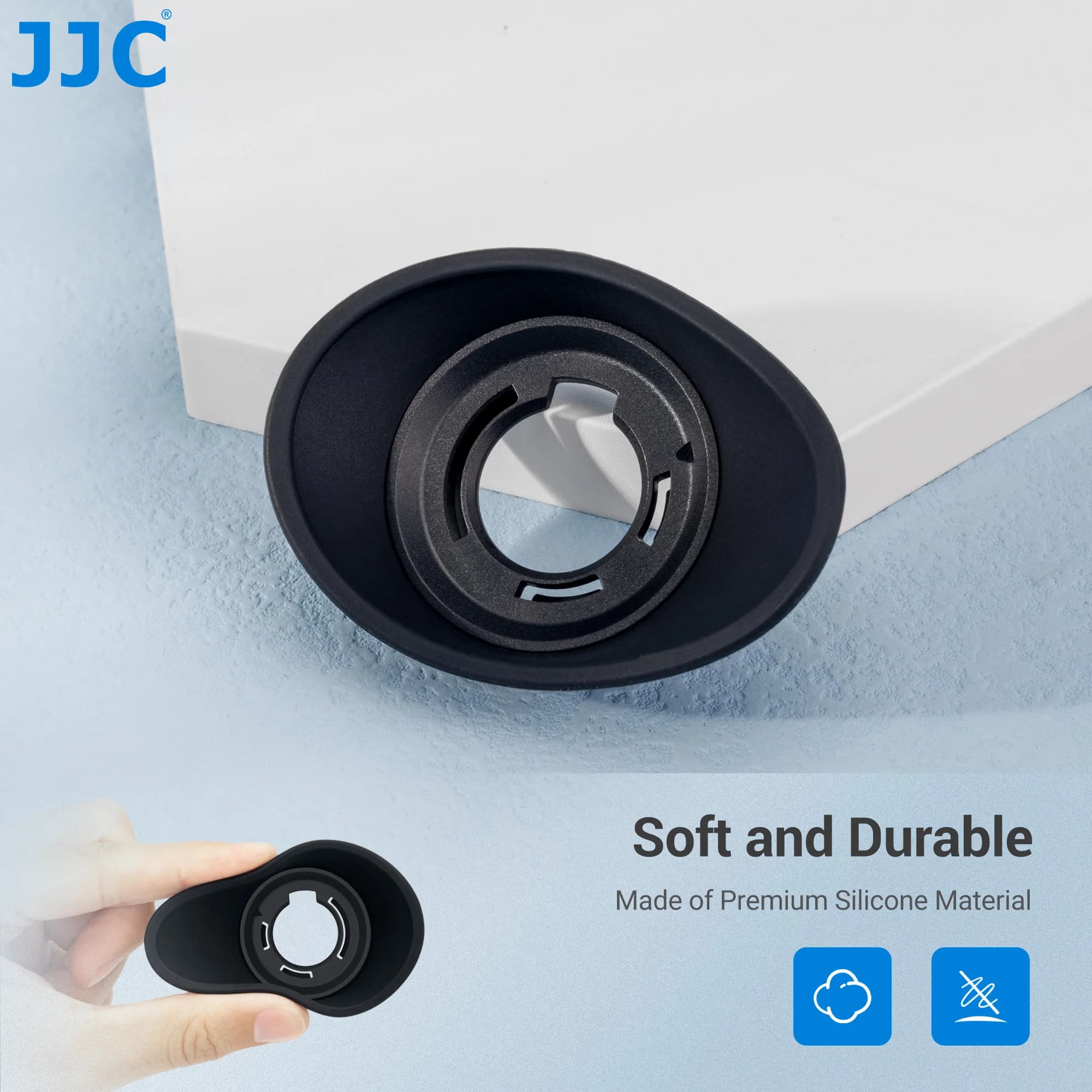 JJC Zf Z9 Z8 oculaire oculaire caméra viseur oculaire Silicone souple 360 Extension rotative ovale r