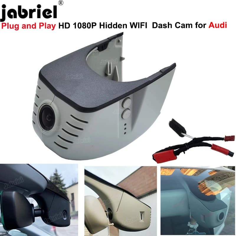 DVR de voiture Plug and Play pour Audi, caméra de tableau de bord, Audi A3, 8V, 8P, A4, B8, B9, A5, 