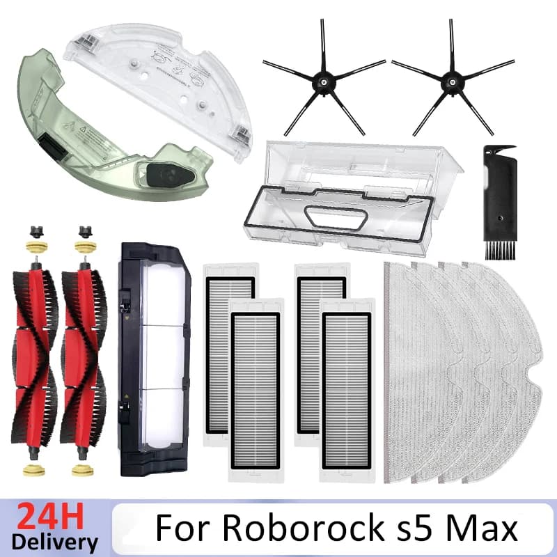 Pièces de rechange pour aspirateur Robot Roborock s5 Max s6 MaxV s6 Pure, accessoires, brosse princi