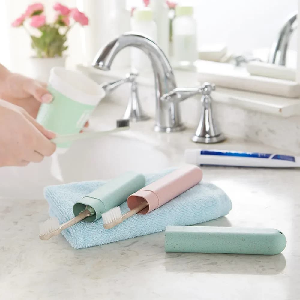 Boîte de protection pour brosse à dents de voyage Portable, 1 pièce, protection pour brosses à dents