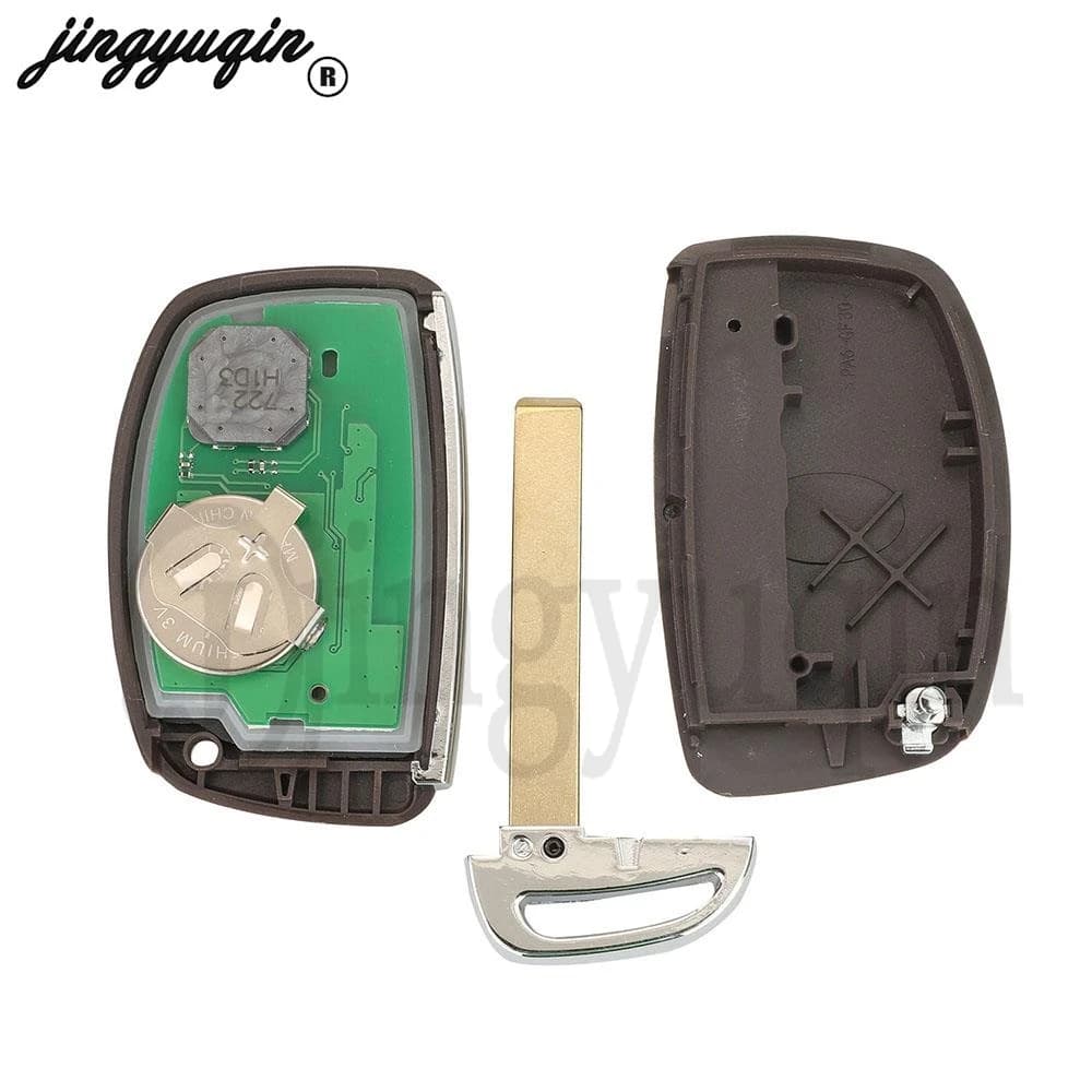 Jingyuqin – clé télécommande à 3 boutons, 433MHz, transpondeur ID47, pour voiture Hyundai Ioniq (201