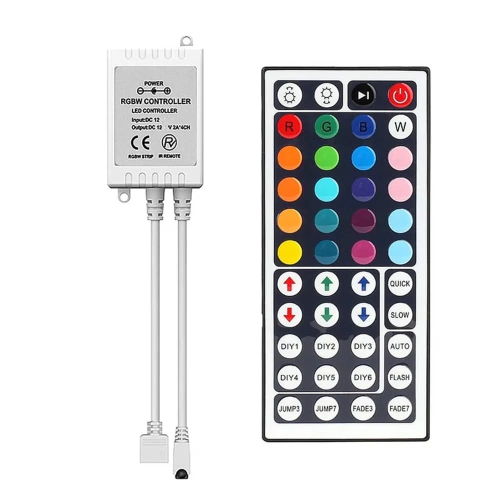Contrôleur Led IR RGB contrôleur LED lumières contrôleur IR variateur à distance dc 12v pour RGB 352