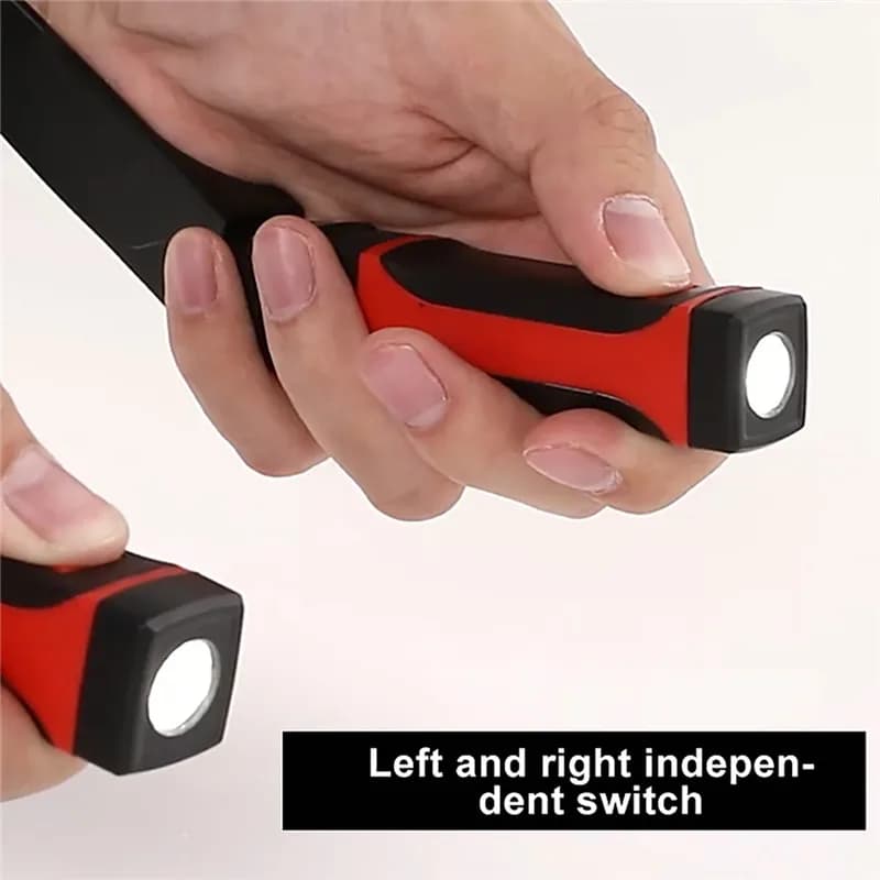 Flexible mains libres LED cou lumière livre lampe de lecture nuit Camping lumière lampe de poche AA/