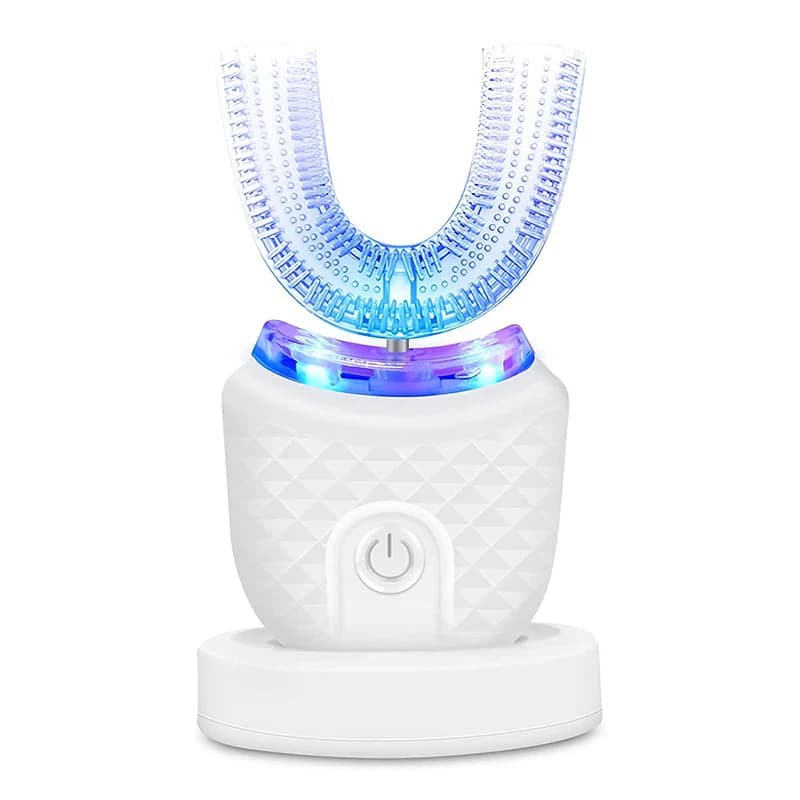 Brosse à dents électrique automatique en Silicone, Type U, 360 degrés, blanchiment des enfants, bros