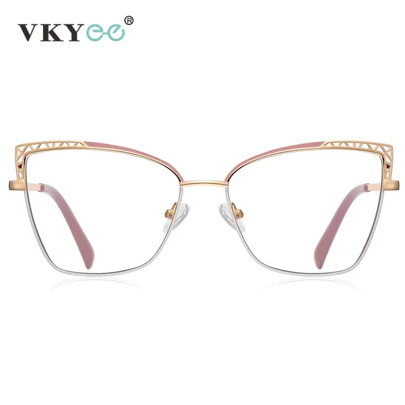 VICKY mode cadre optique marque Design femmes lunettes peuvent personnalisés Prescription Anti-lumiè