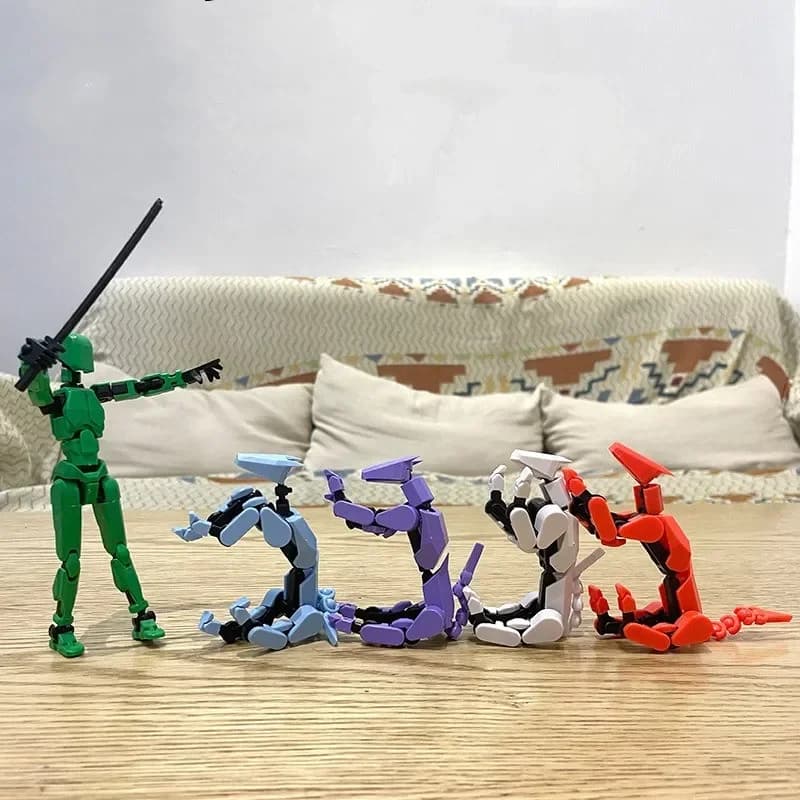 2/3/9 pièces-marionnettes porte-bonheur 13 poupée, modèles de Robot à combinaisons de style multiple