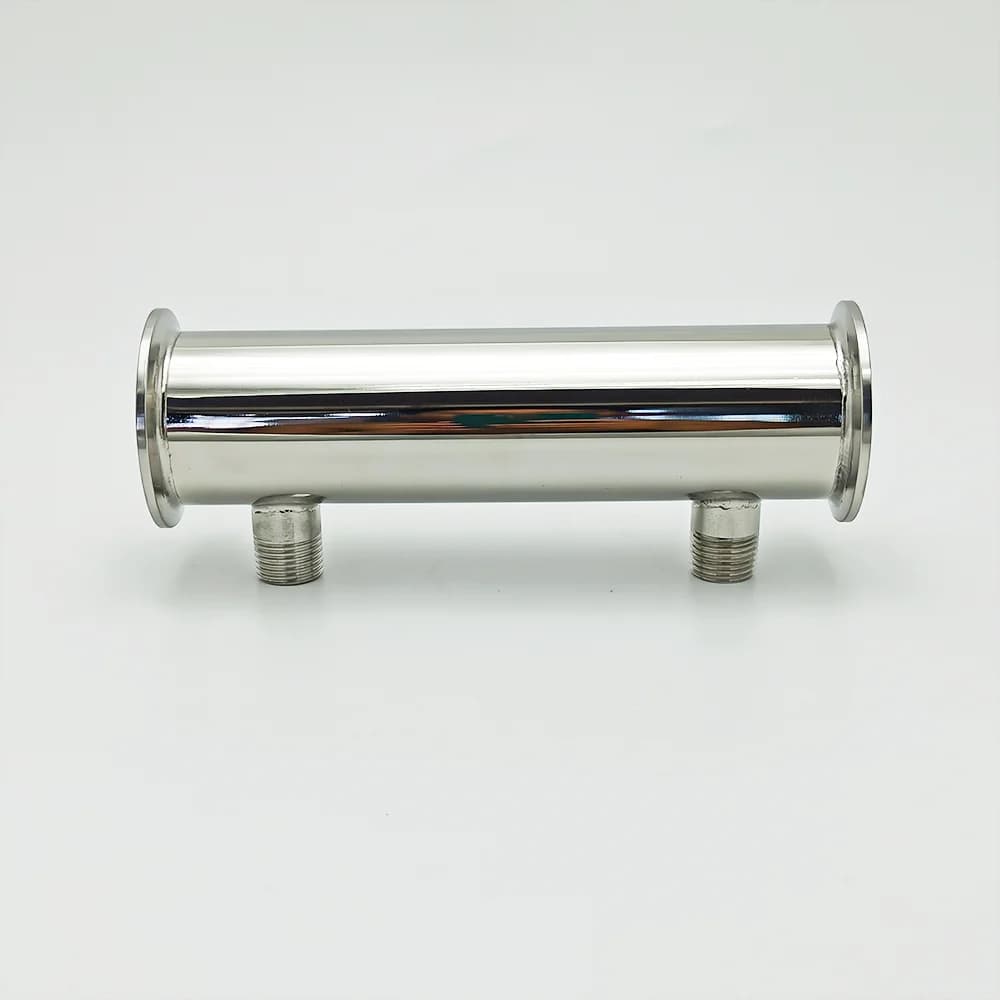 Dephlegmator 2 "51mm(OD64mm) 304 condensateur de Reflux en acier inoxydable hauteur 200mm à l'intéri