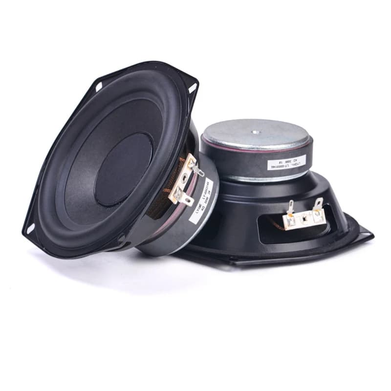 Tenghong 1 pièces 5.25 pouces caisson de basses haut-parleur pilote 4 Ohm 30W bord en caoutchouc inc