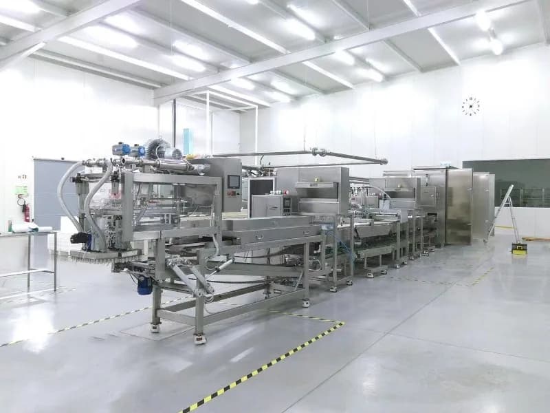 Machine à chocolat entièrement automatique, ligne de dépôt de chocolat Oneshot, produit chaud fourni
