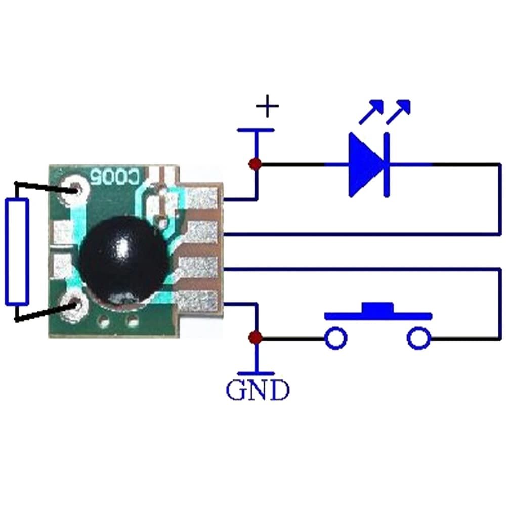 Module de puce de synchronisation de déclenchement de retard multifonction, minuterie IC 2s - 1000h