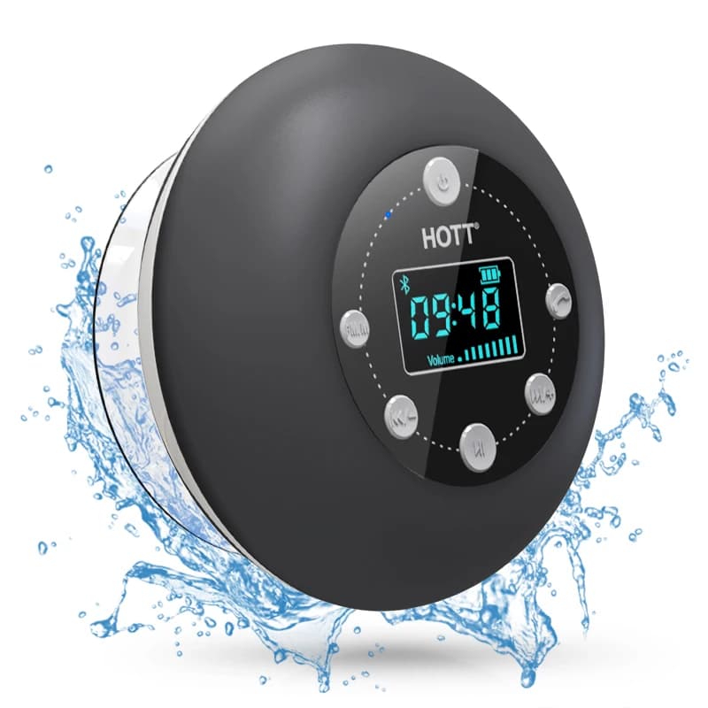Mini caisson de basses portable avec affichage LED, radio FM, sans fil, Bluetooth Alto Falante, IPta