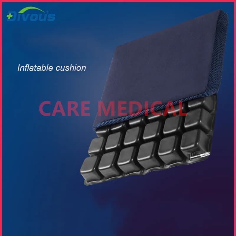 Coussin de siège gonflable confortable, coussin de fauteuil roulant Portable, Anti-escarres, orthopé