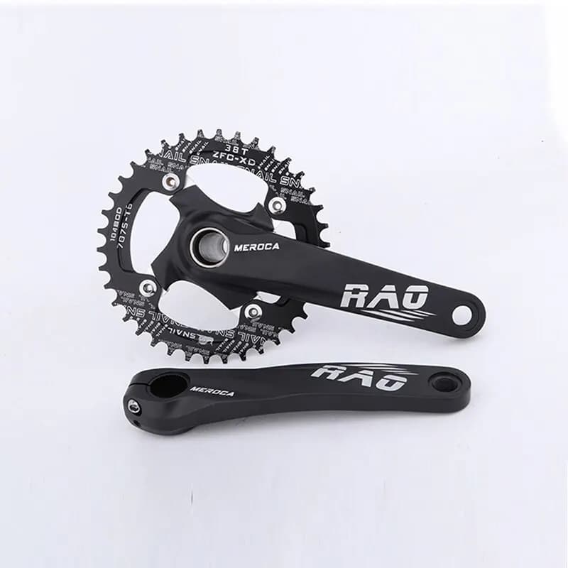 Vélo de montagne manivelle 170mm avec boîtier de pédalier 104BCD 34T 36T 38T vélo Chainring en allia