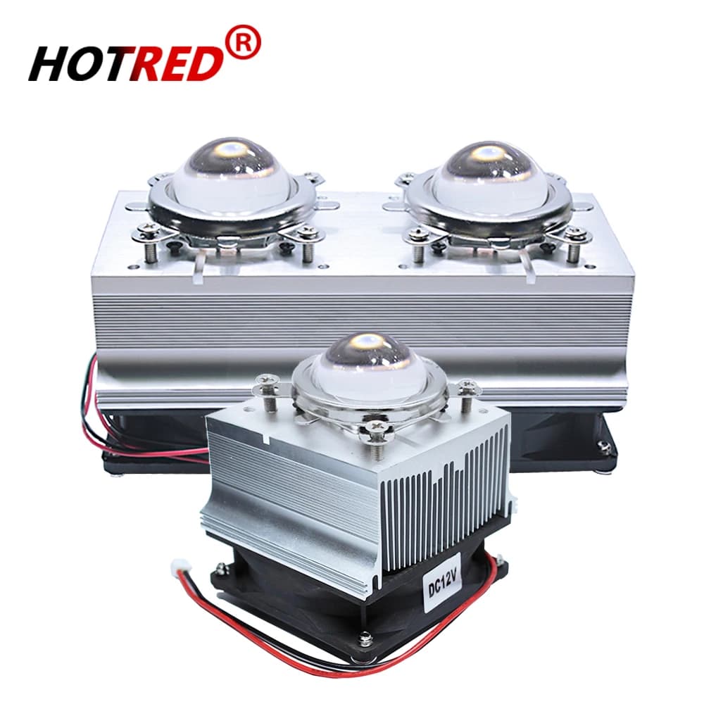 Dissipateur thermique LED pour délit, refroidissement des religions + 60 /120 Louvain 44mm Lènes + R