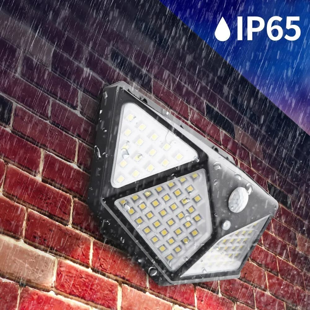 Lampe solaire LED multifonctionnelle avec détecteur de mouvement, lumière du soleil étanche, décorat