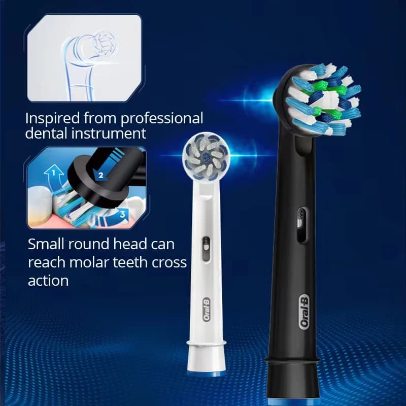 Brosse à dents électrique Oral B originale PRO 4000, capteur de pression 3D, nettoyage quotidien des