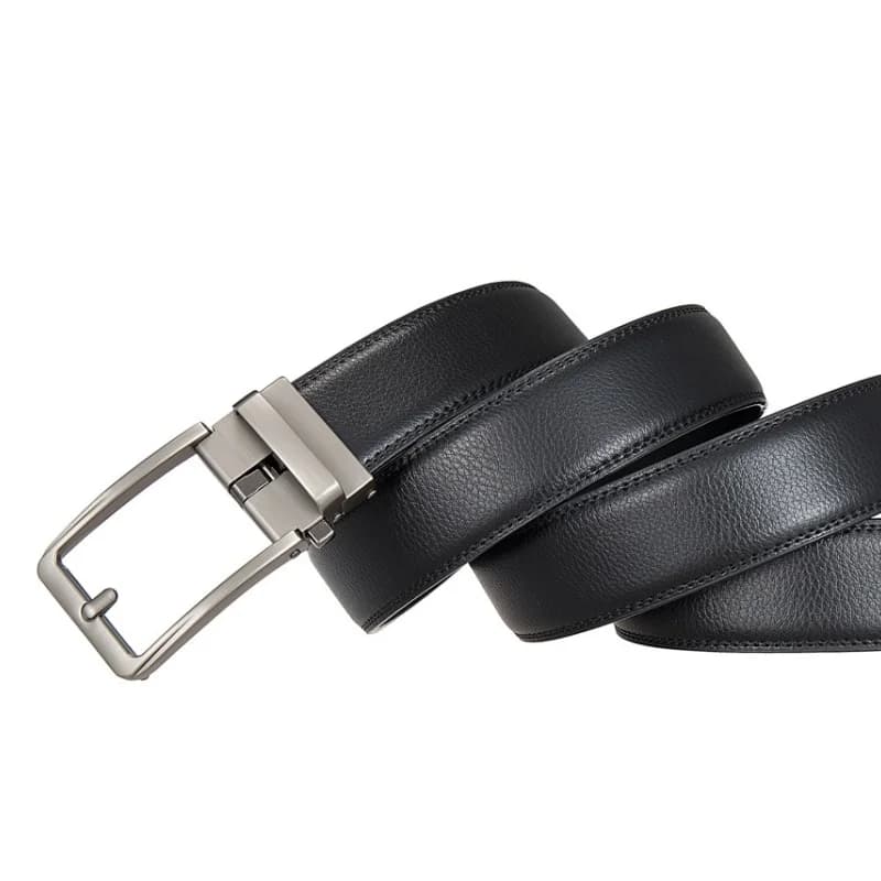 Ceintures pour hommes ceintures à fausse boucle ardillon styles populaires ceintures d'affaires en c