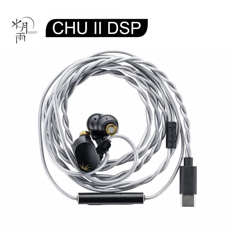 MOONDROP CHU II DSP TYPE-C écouteurs pilote dynamique haute Performance USB-C moniteurs intra-auricu