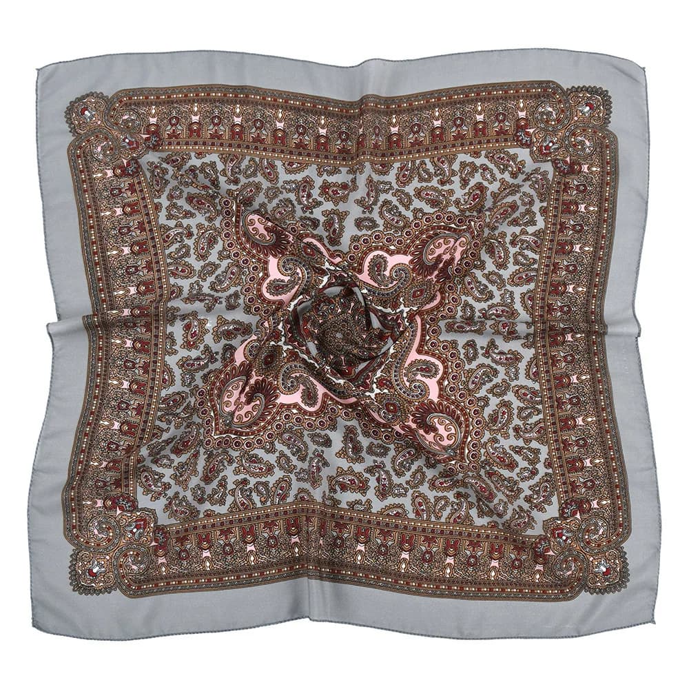 Foulard National russe pour femmes, foulard de Style ethnique, carré imprimé Floral, Bandana, moucho