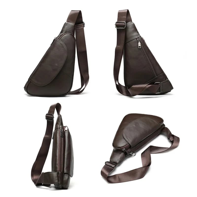 Hest ag ew en cuir véritable, pour l'extérieur, à porter sur l'épaule