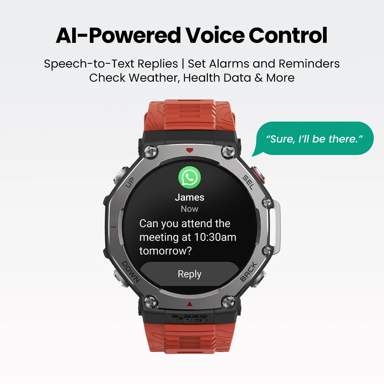 AMAZFIT-montre connectée T-Rex 3, 48mm, écran AMOLED, 27 jours d'autonomie, mode sport, 170