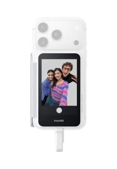 Écran Selfie Magnétique Insta360 Snap, Moniteur Selfie 3,5'' avec Contrôle Tactile Complet, Connexio