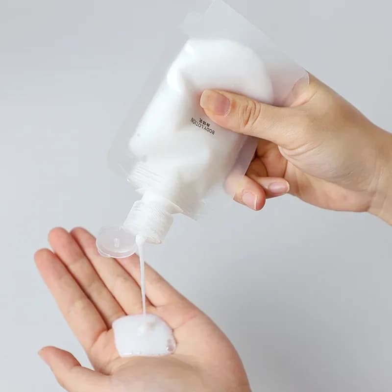 Sac distributeur de Lotion 6 tailles 30-250ml, pochettes réutilisables de voyage pour shampoing liqu