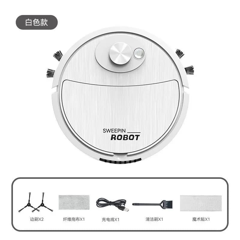 Robot aspirateur 3-en-1 Lenovo, aspirateur intelligent pour la maison, nettoyage automatique, aspira